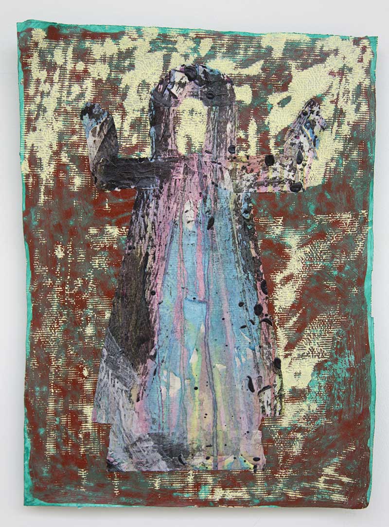 Jonathan Kelly - Tanit 26 - Acrylic on Paper on Board - 35x47cm